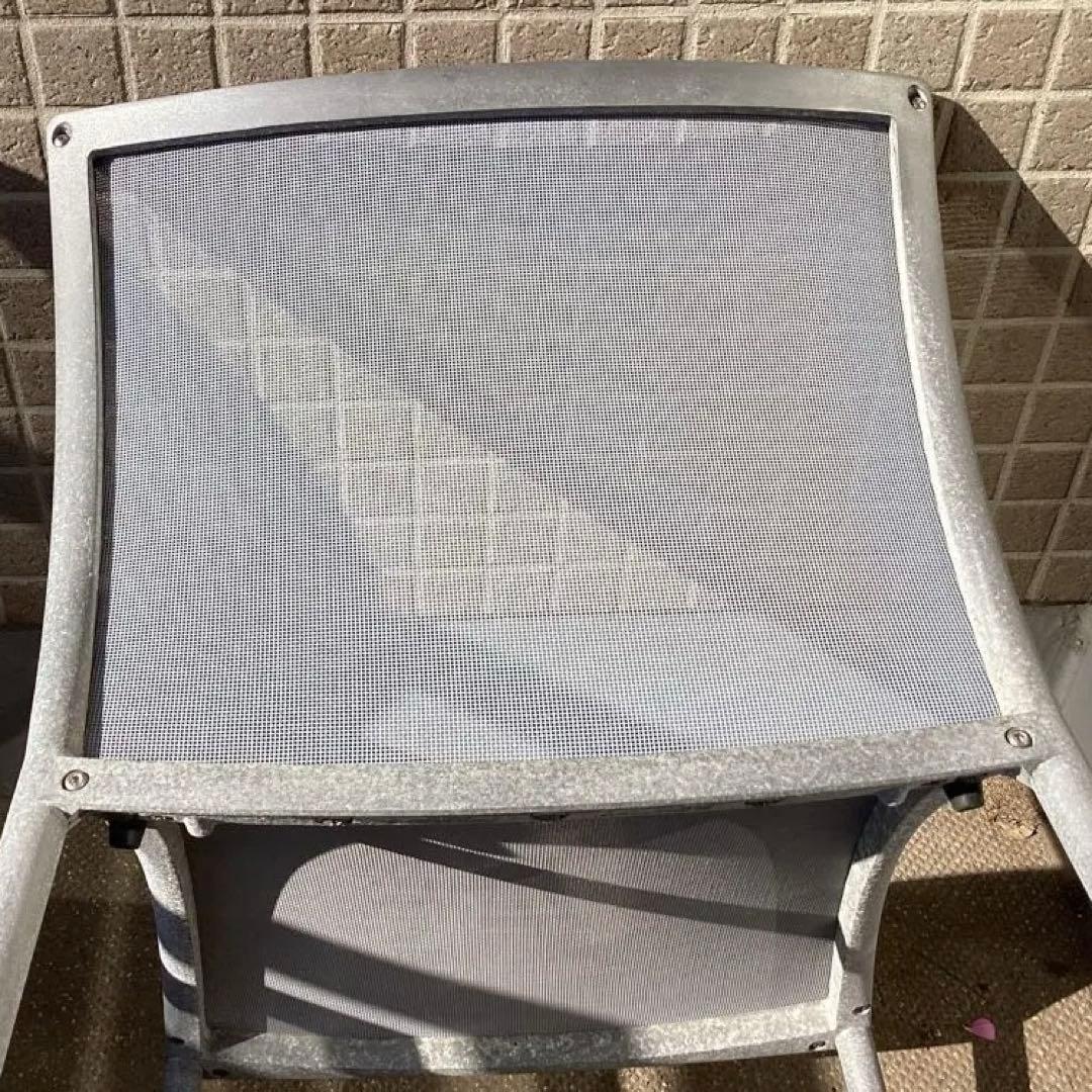 ヤマギワ　ザノッタ　zanotta　②　ガーデニングチェア　椅子　メッシュ