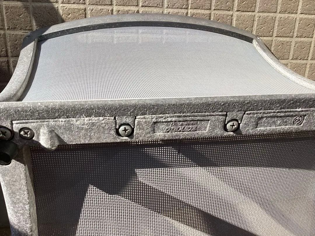 ヤマギワ　ザノッタ　zanotta　②　ガーデニングチェア　椅子　メッシュ