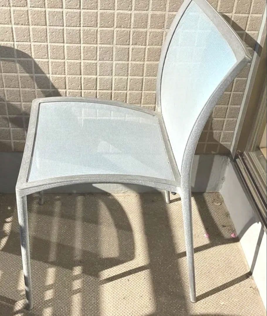 ヤマギワ　ザノッタ　zanotta　②　ガーデニングチェア　椅子　メッシュ