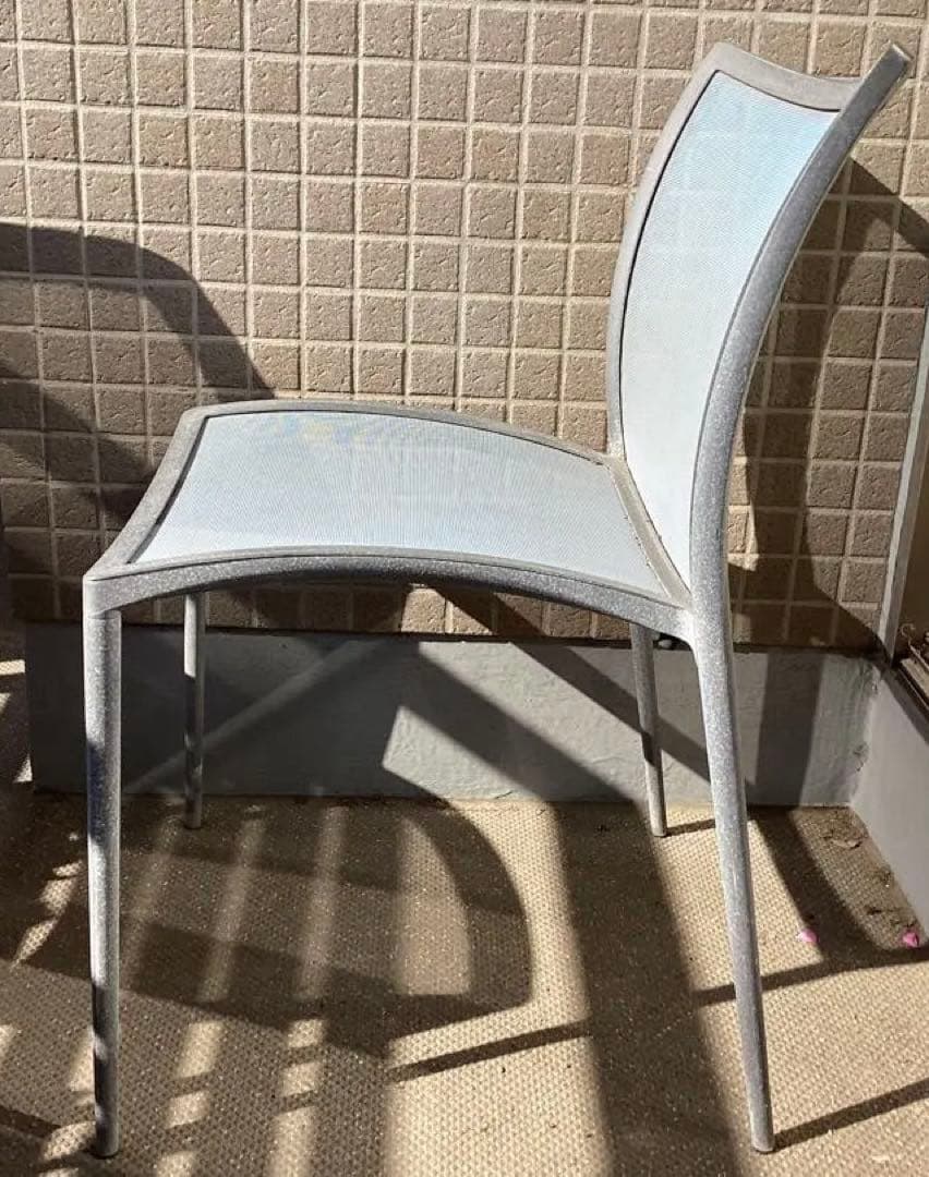 ヤマギワ　ザノッタ　zanotta　②　ガーデニングチェア　椅子　メッシュ