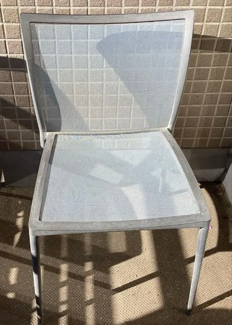 ヤマギワ　ザノッタ　zanotta　②　ガーデニングチェア　椅子　メッシュ