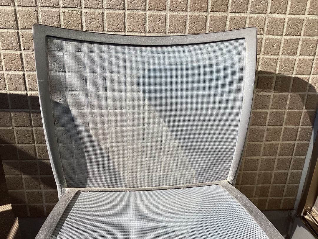 ヤマギワ　ザノッタ　zanotta　②　ガーデニングチェア　椅子　メッシュ