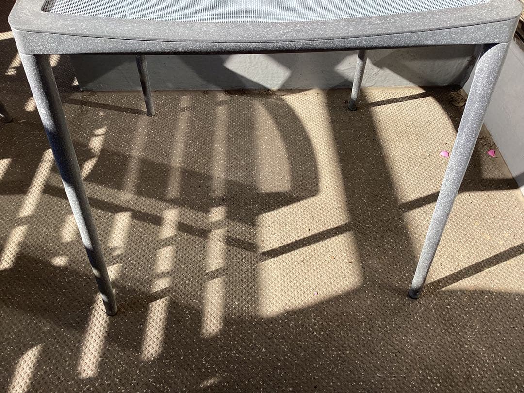 ヤマギワ　ザノッタ　zanotta　②　ガーデニングチェア　椅子　メッシュ