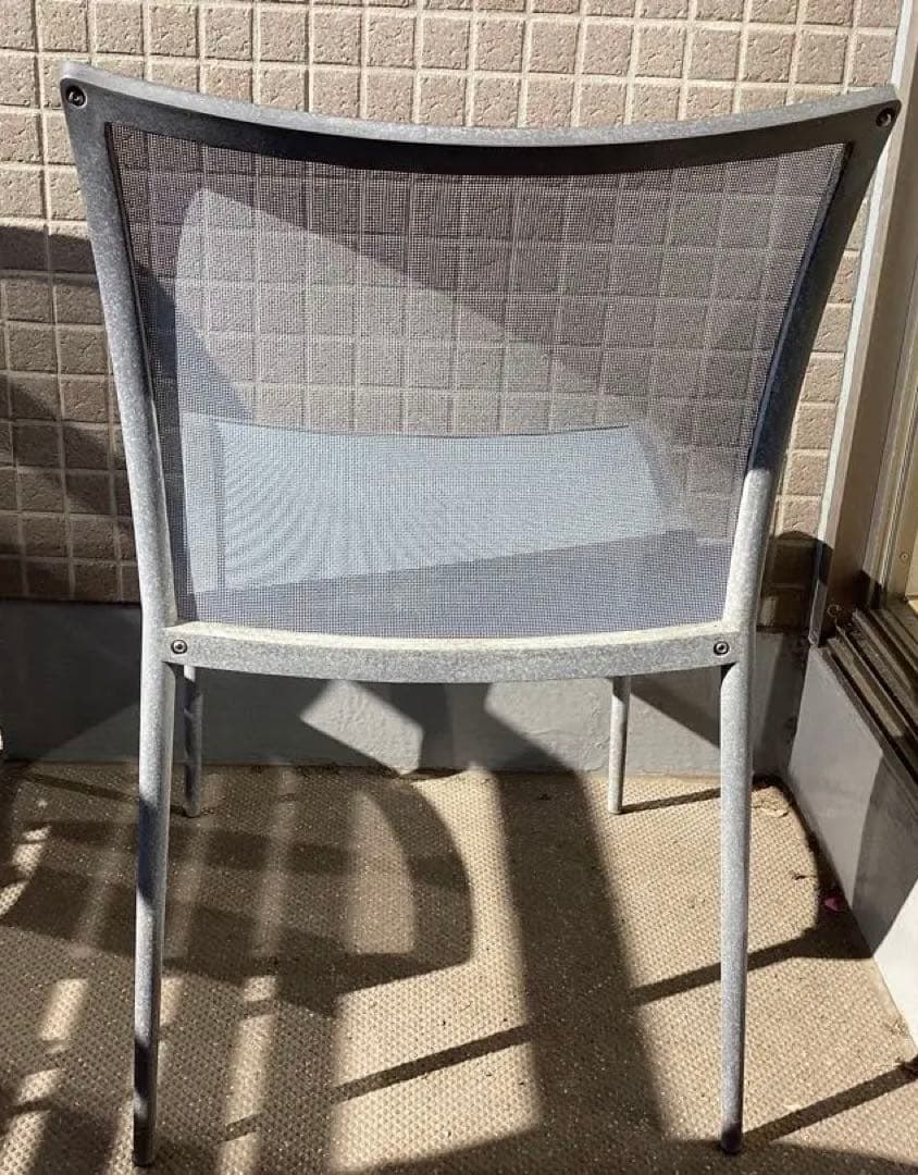 ヤマギワ　ザノッタ　zanotta　②　ガーデニングチェア　椅子　メッシュ