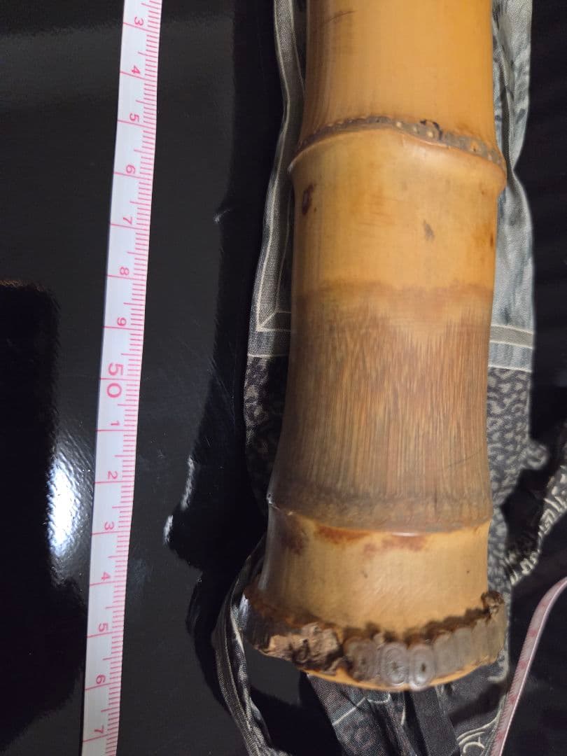 な*様 和楽器 レトロ 尺八本体 天然竹製 4穴