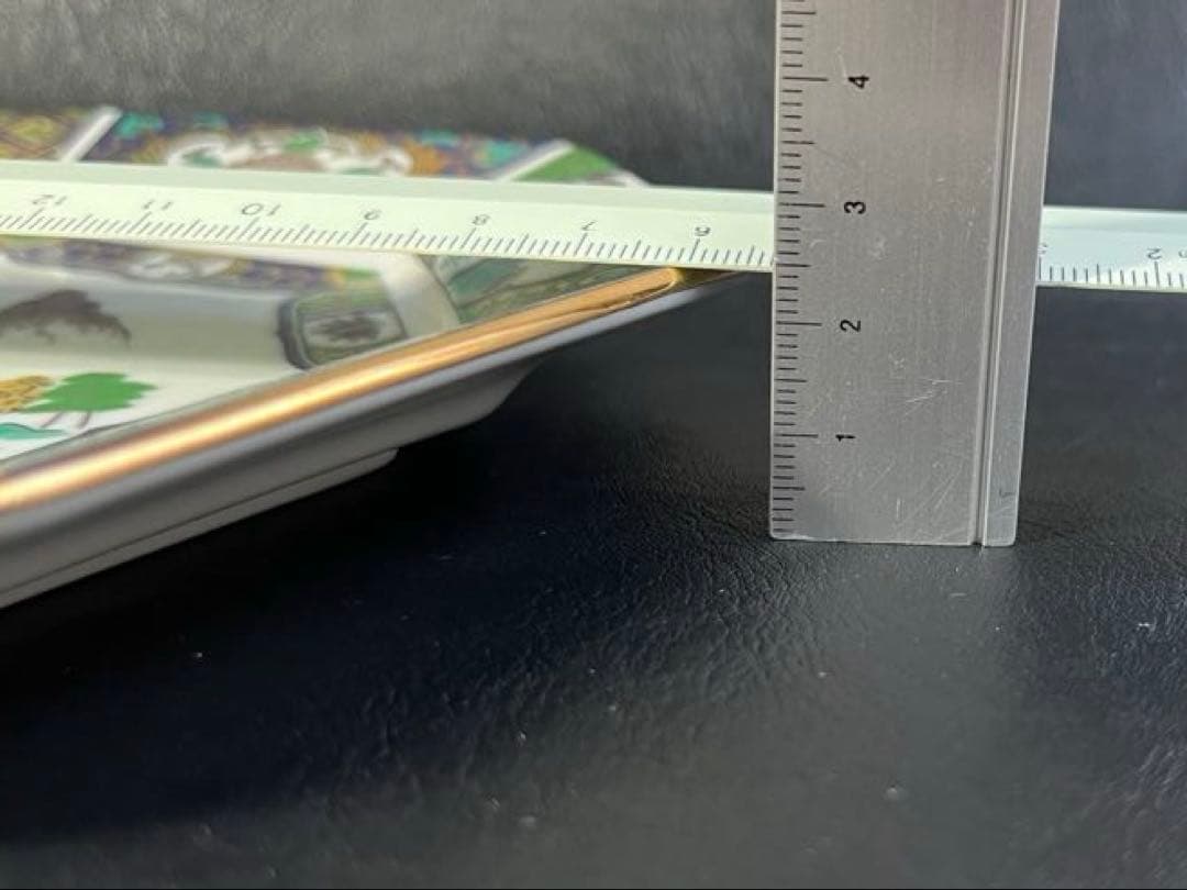 青藍窯　緑彩金蘭手　長皿