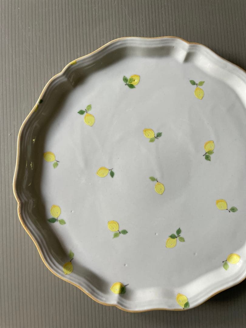 阿部慎太朗　A-14 レモンプレート花形細リム　1点