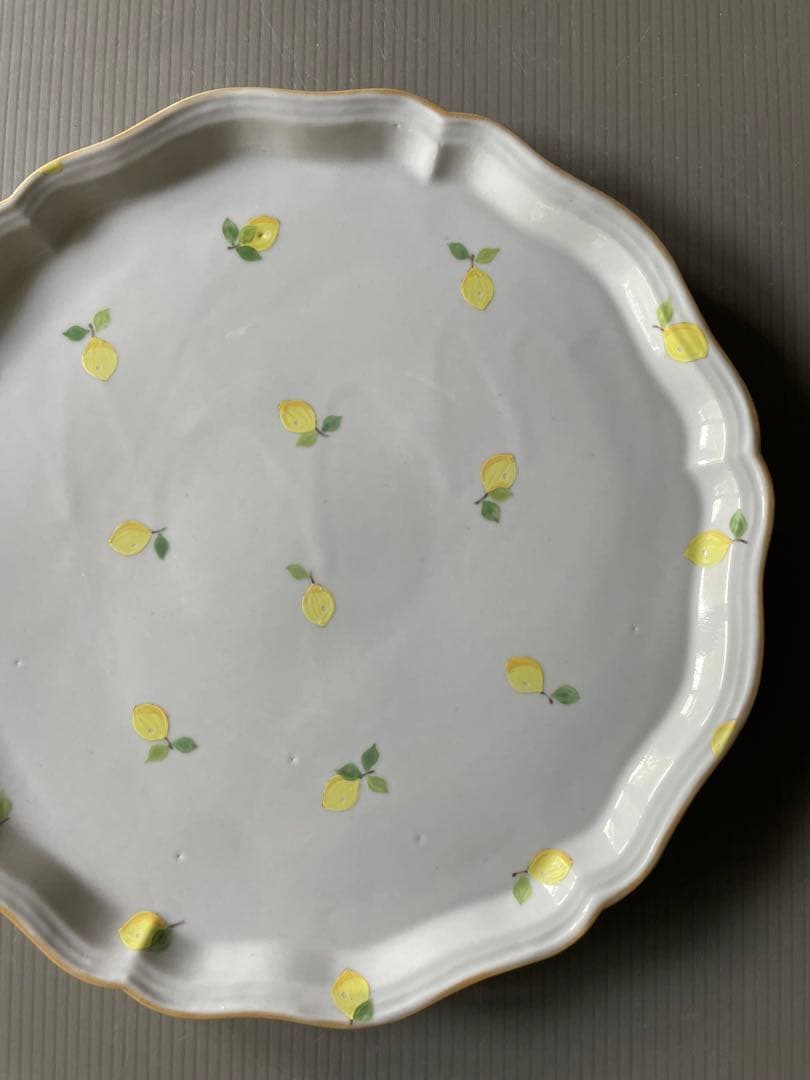 阿部慎太朗　A-14 レモンプレート花形細リム　1点