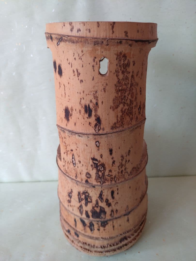 1 竹　一重切　花器　花入　華道　茶道　竹製