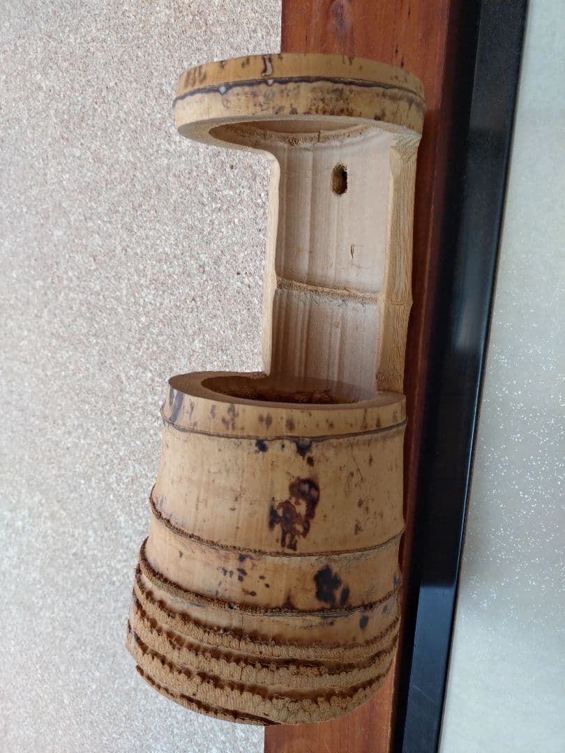 1 竹　一重切　花器　花入　華道　茶道　竹製