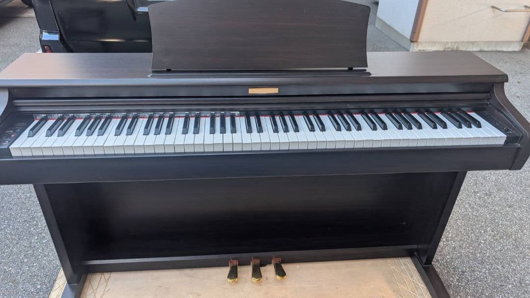 送料込み CN22 KAWAI 電子ピアノ 08年製 美品 ★COLORブラウン