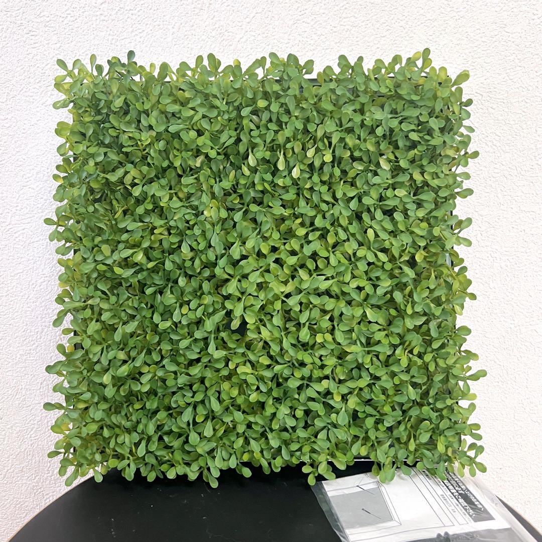 連接グリーン 300角 壁面緑化 ウォールグリーン 壁掛け フェイクグリーン