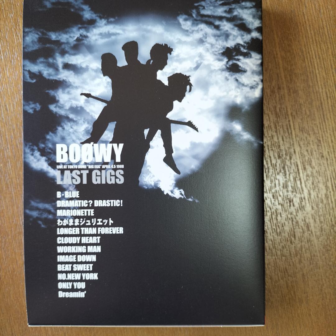 レア BOOWY \"LAST GIGS\" DVD 販促用スタンド+正規品DVD