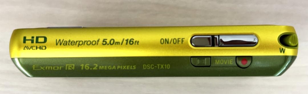 SONY ソニー　防水デジカメ　DSC-TX10（中古）