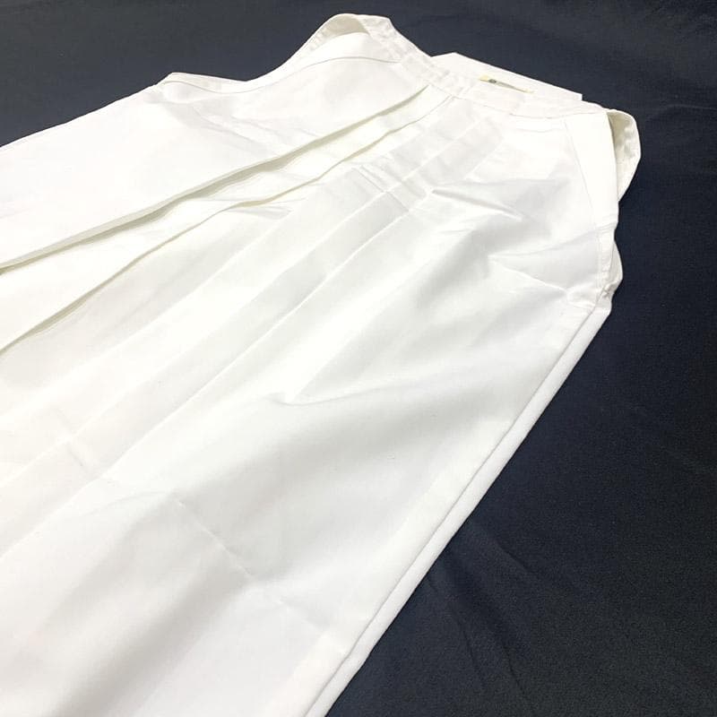 602bj9■袴 ジュニア 男児 白 (紐下丈 83cm)ハーフ成人式 卒業式