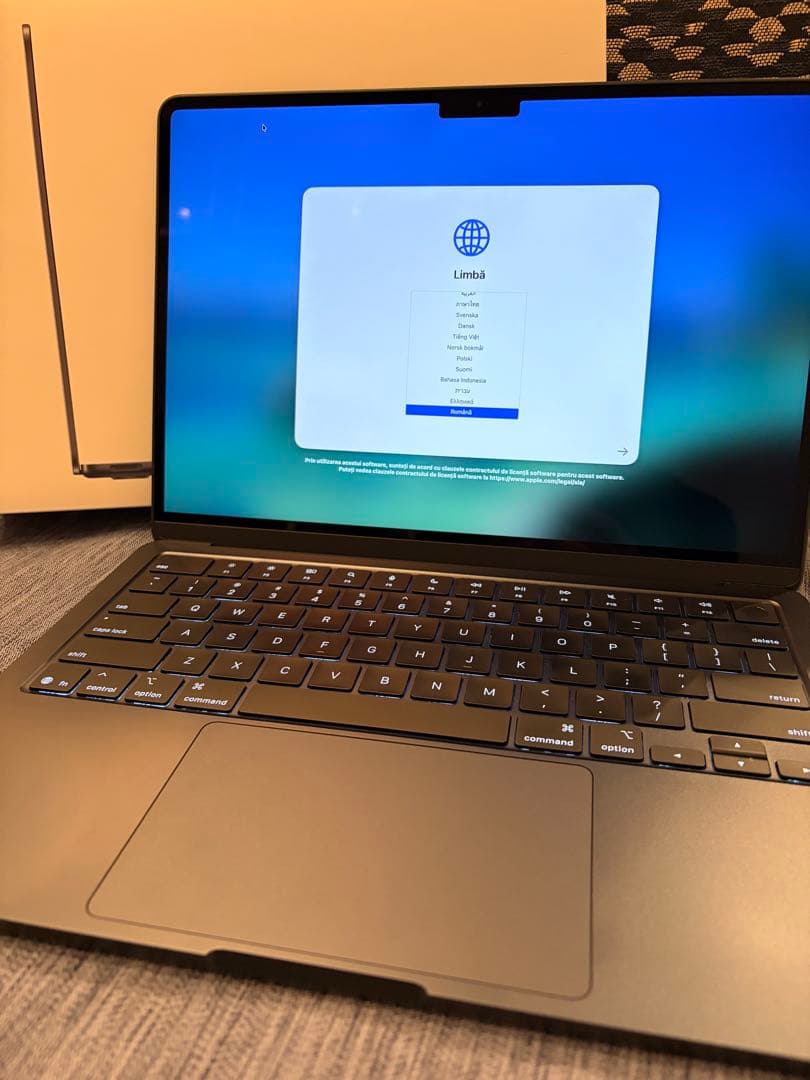 【美品】MacBook Air M4 13インチ　ミッドナイト　USキーボード