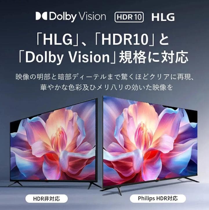 涼風心太【公式】PHILIPS チューナーレステレビ 43型