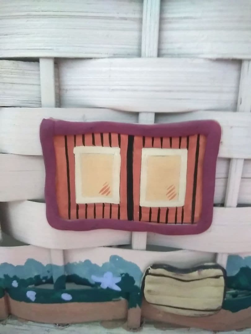 【ハウス型小物入れ】かごバスケット　大きめサイズ