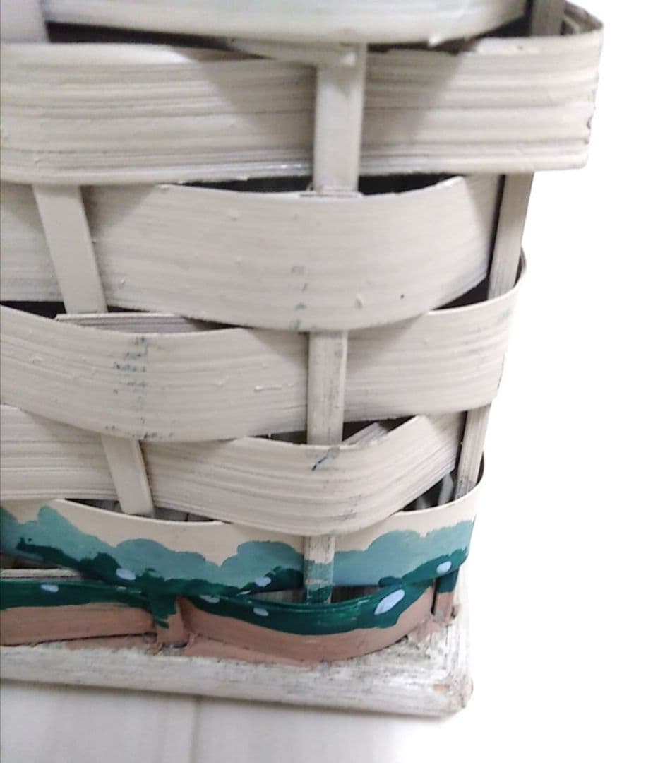 【ハウス型小物入れ】かごバスケット　大きめサイズ