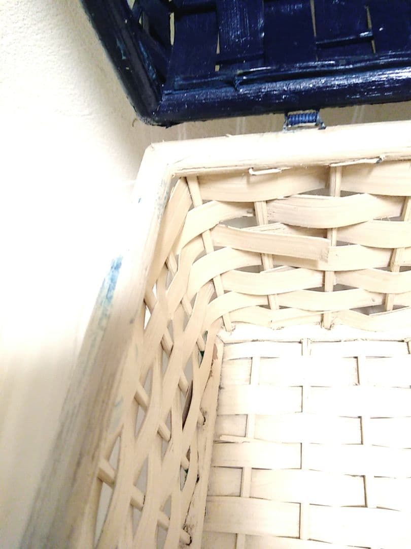 【ハウス型小物入れ】かごバスケット　大きめサイズ