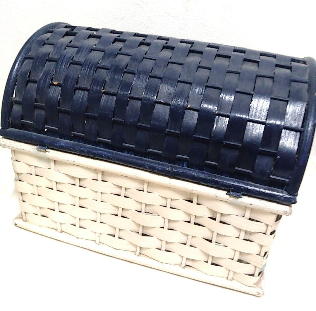 【ハウス型小物入れ】かごバスケット　大きめサイズ