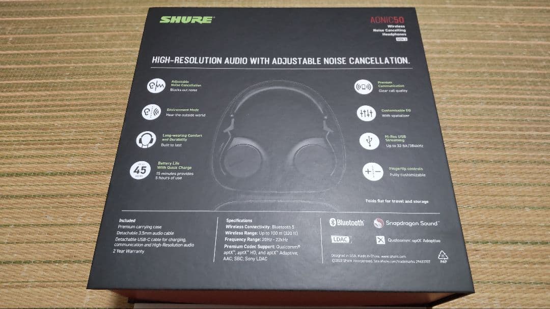 つ*め様 SHURE AONIC 50 GEN2 ブラック