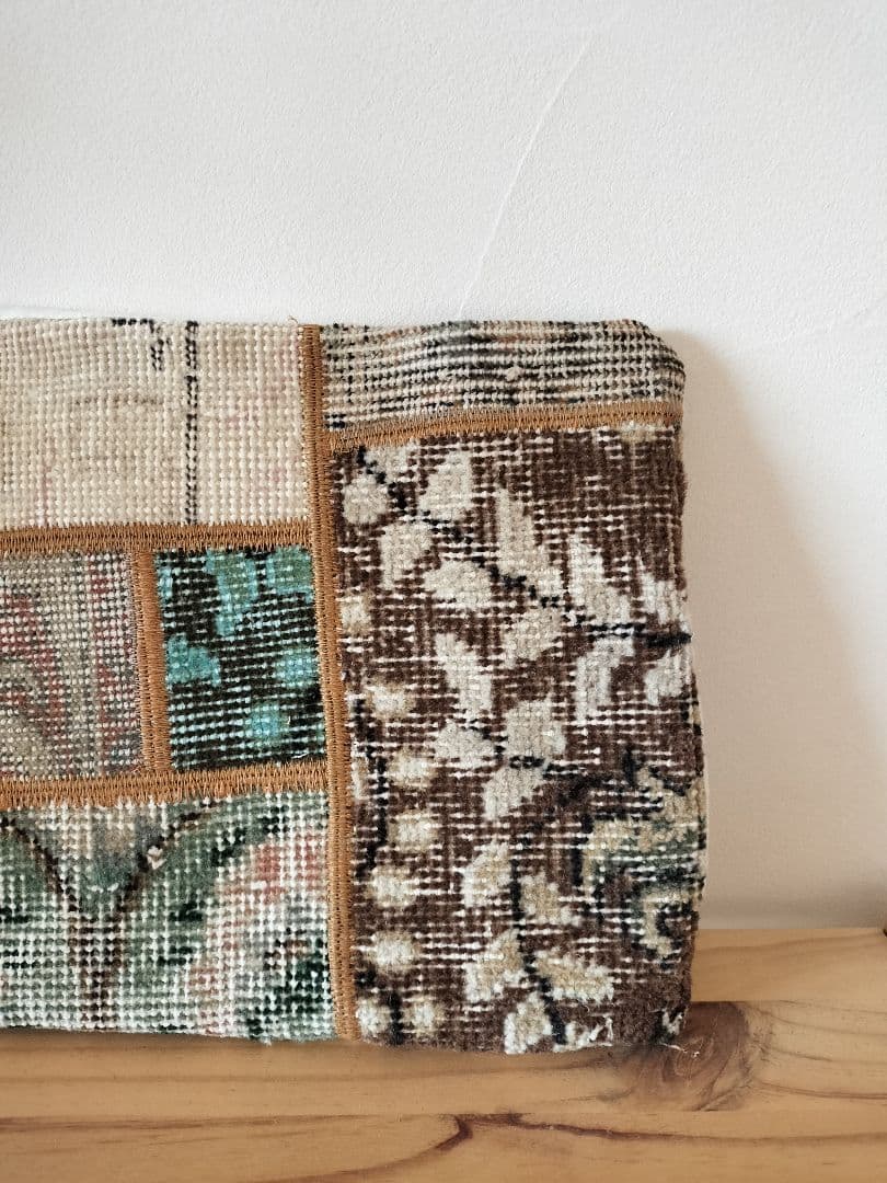 トルコラグクッションカバー　パッチワーク　No.644