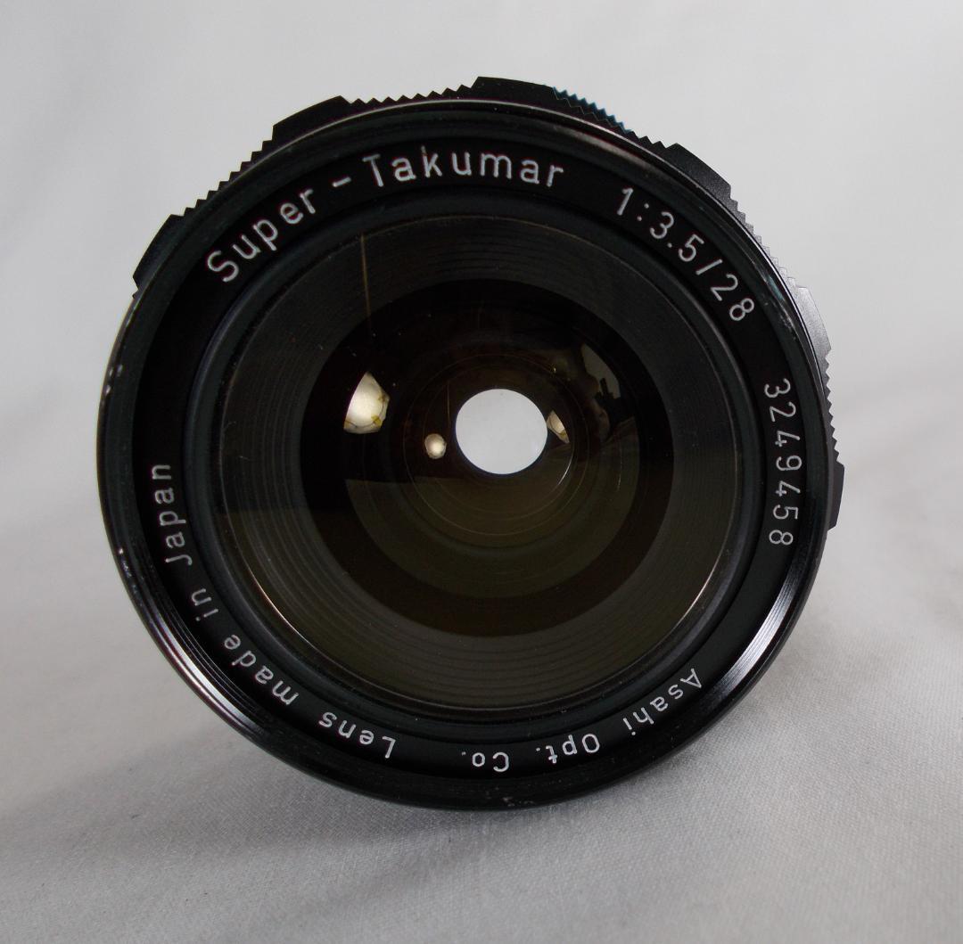 フィルムカメラ 整備済　Pentax SP　+ レンズ 28mm　E274