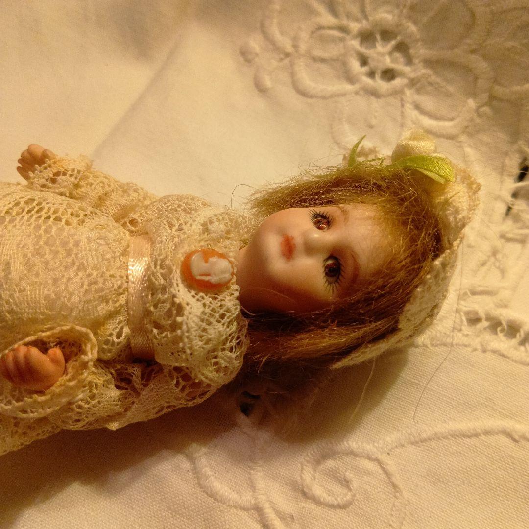 KR♥レースのお洋服が素敵なヴィンテージビスクドール　ミニョネット♥