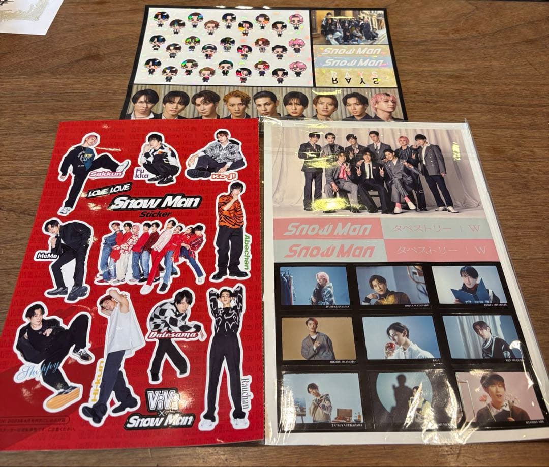 Man 公式写真 クリアファイル シール チェキ セット