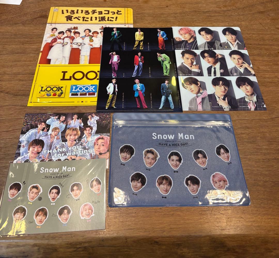 Man 公式写真 クリアファイル シール チェキ セット