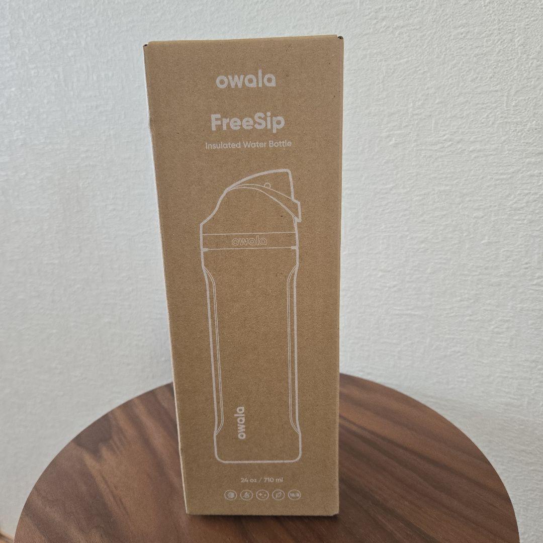 芸能人愛用❗新品未使用 owala FreeSip 水筒 710ml ブラック