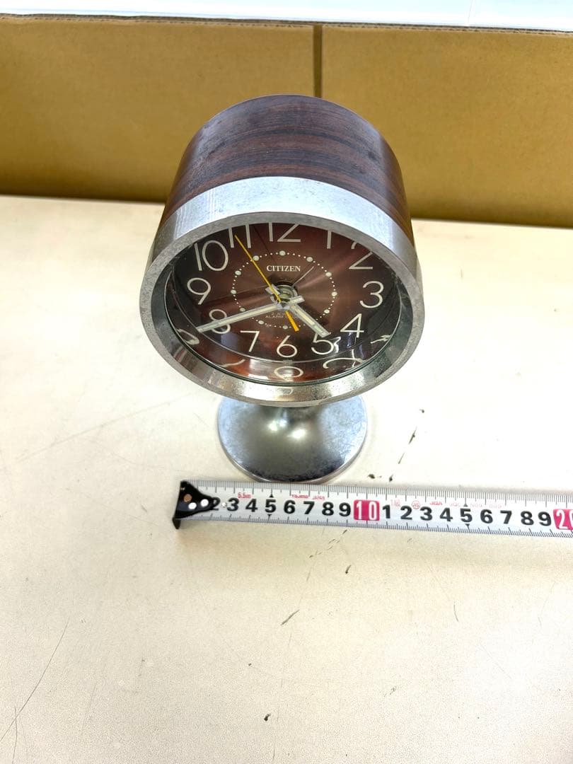 P104 CITIZEN シチズン 昭和レトロ アンティーク スタンド型 時計