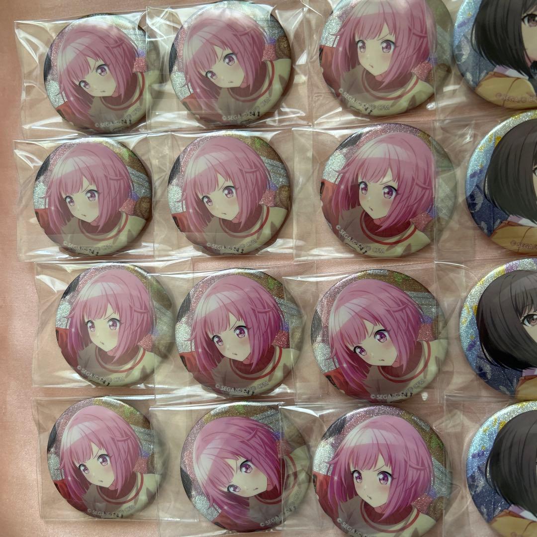 プロセカ 23C グリッター缶バッジ グリ缶 東雲絵名 鳳えむ