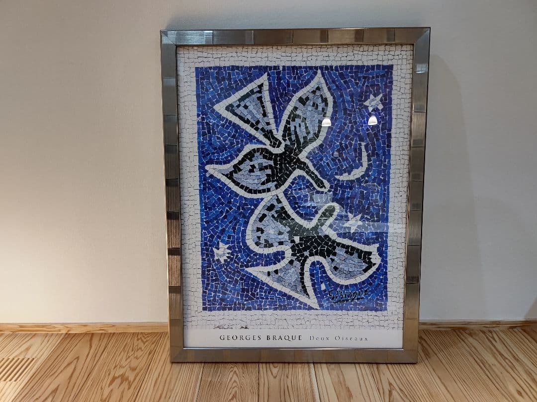 ES BRAQUE Deux Oiseaux ジョルジュブラック青い鳥