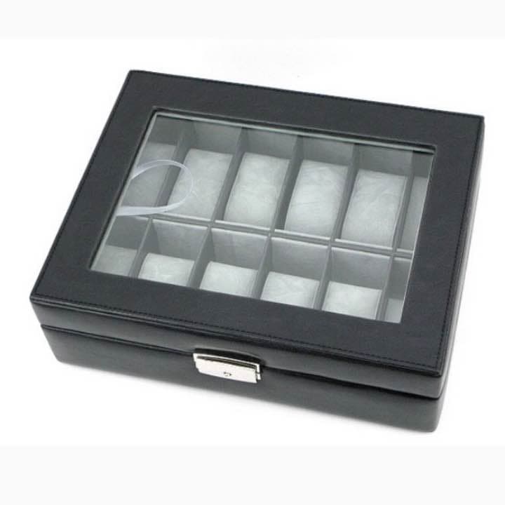 ウォッチケース　12本用　BK/BR