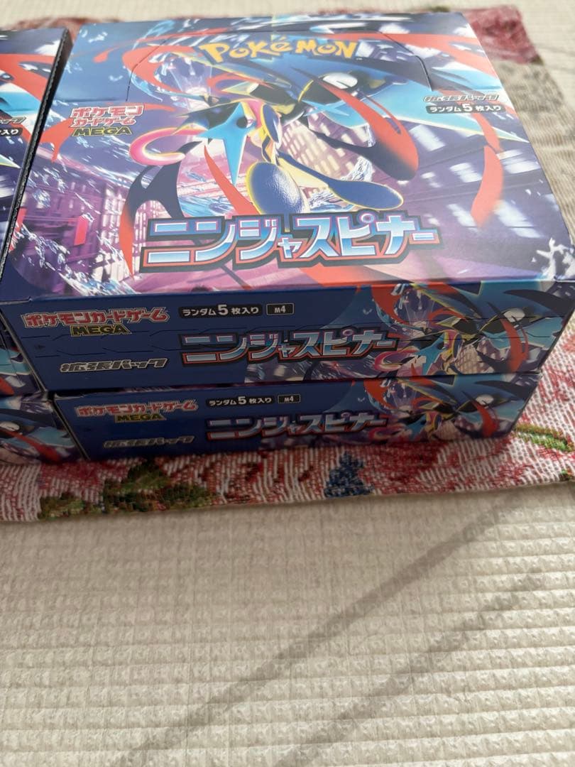 ポケモンカード ニンジャスピナー4box シュリンク無し