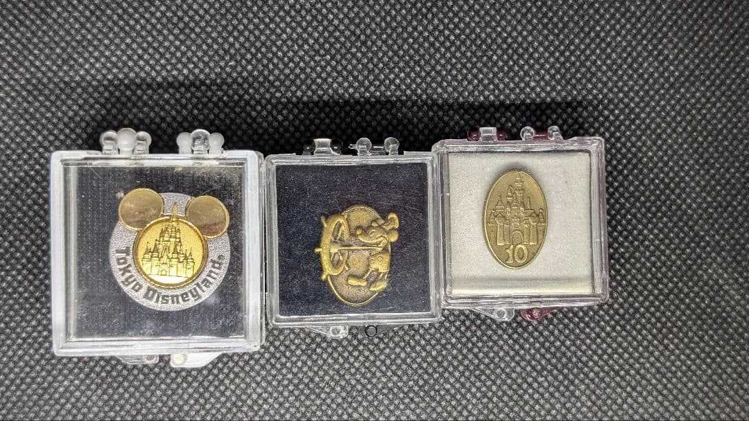 現品限り TDL 関係者 キャッスル・勤続1年10年 キャストピンバッジ セット