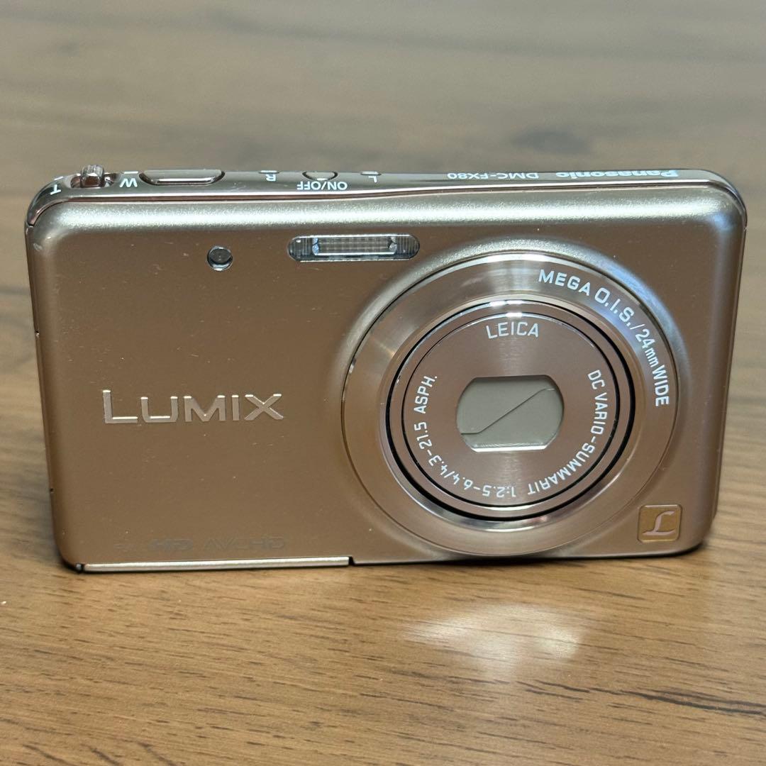 Panasonic DMC-FX80 コンパクトデジタルカメラ ゴールド