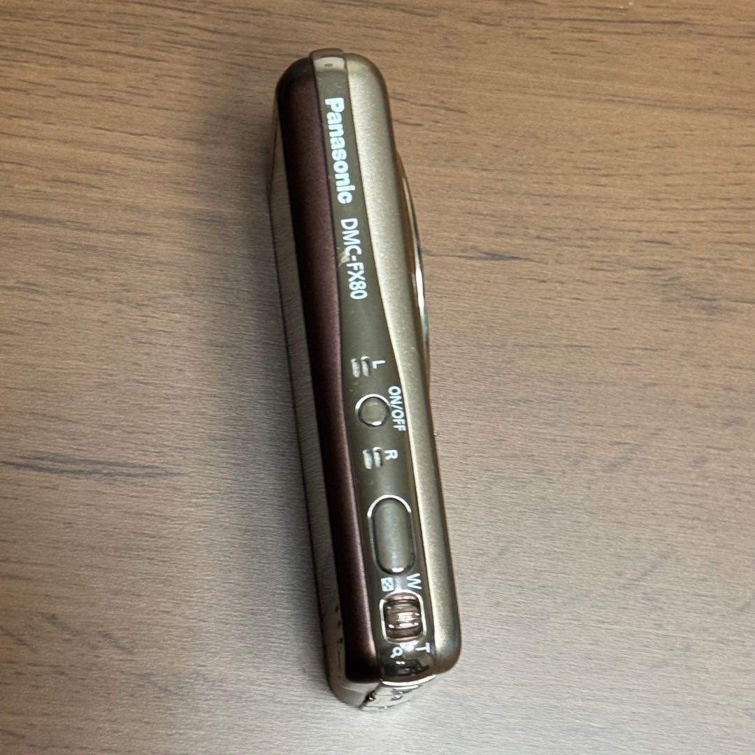 Panasonic DMC-FX80 コンパクトデジタルカメラ ゴールド