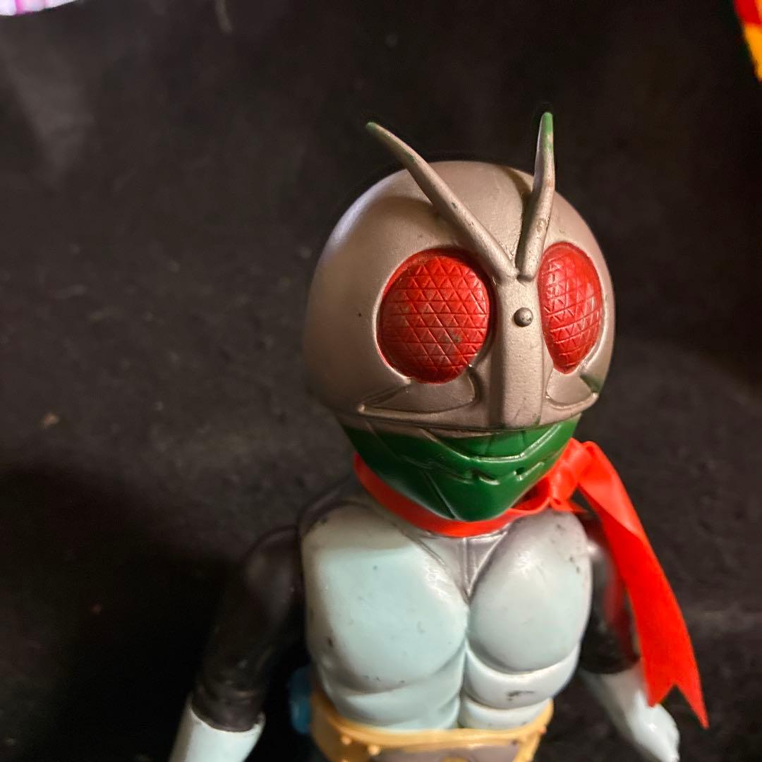 当時物　旧バンダイ　仮面ライダー　ソフビ　スタンダードサイズ