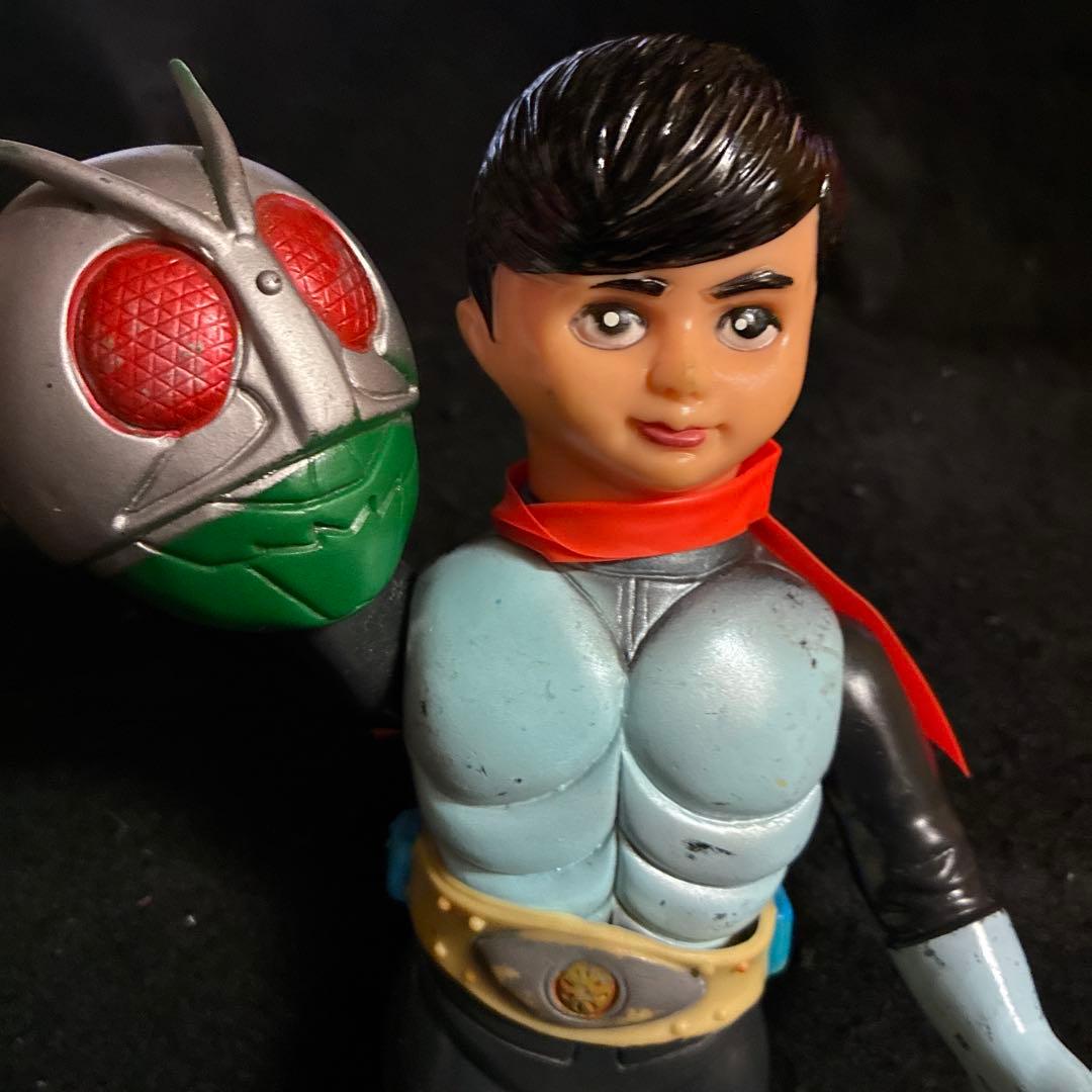 当時物　旧バンダイ　仮面ライダー　ソフビ　スタンダードサイズ