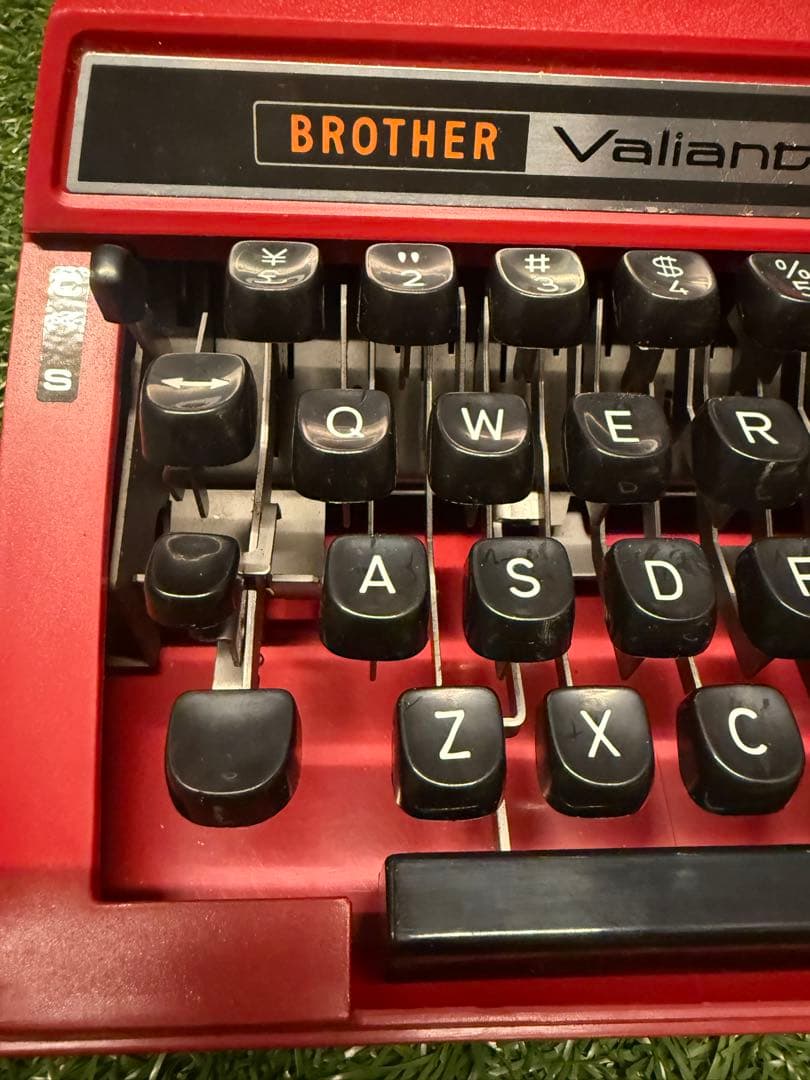 ブラザー Valiant 413 タイプライター 赤 ヴィンテージ 取説付き