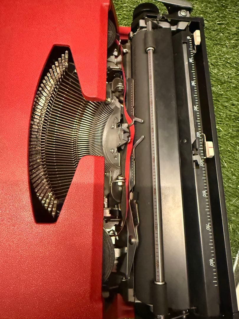 ブラザー Valiant 413 タイプライター 赤 ヴィンテージ 取説付き