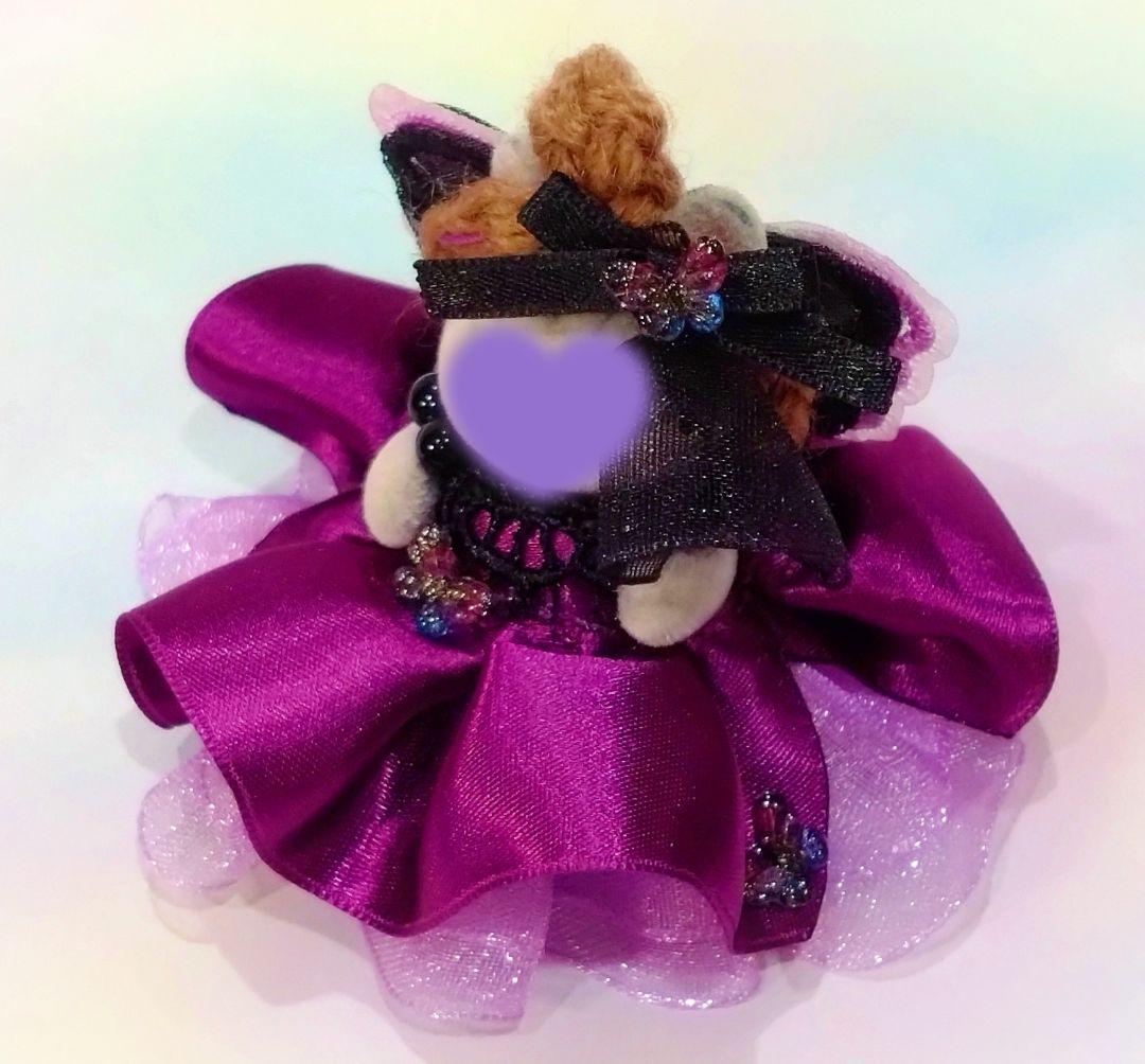 【ノア】ドール　赤ちゃん　ドレス　服　蝶　ちょうちょ　ジュエリー　キラキラ