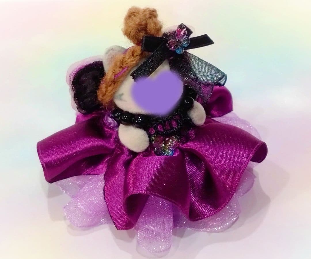 【ノア】ドール　赤ちゃん　ドレス　服　蝶　ちょうちょ　ジュエリー　キラキラ