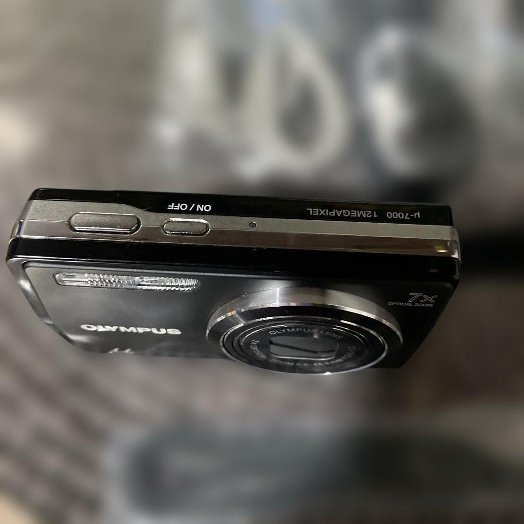 希少☆未使用品★OLYMPUSコンパクトデジタルカメラミュー7000 ブラック