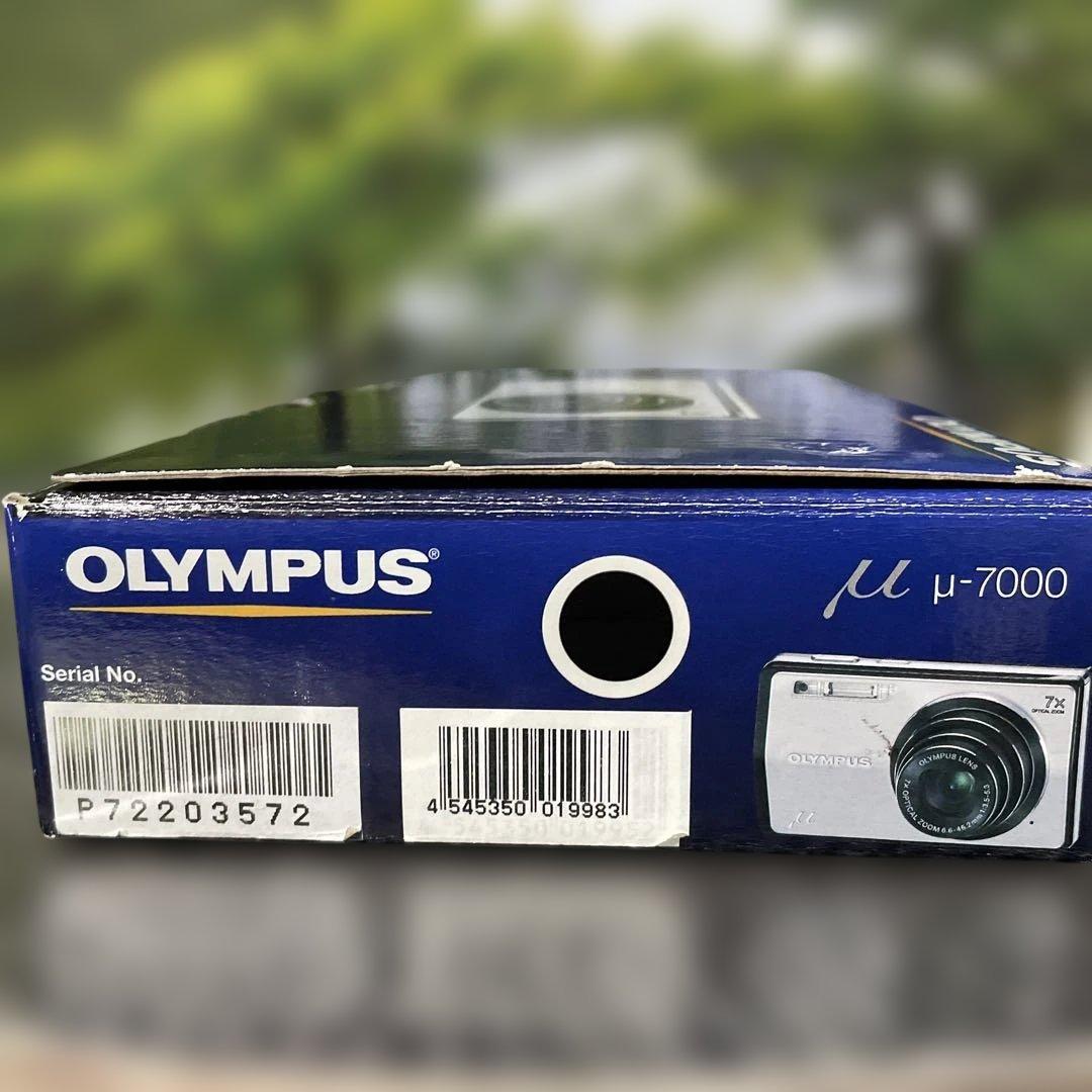 希少☆未使用品★OLYMPUSコンパクトデジタルカメラミュー7000 ブラック