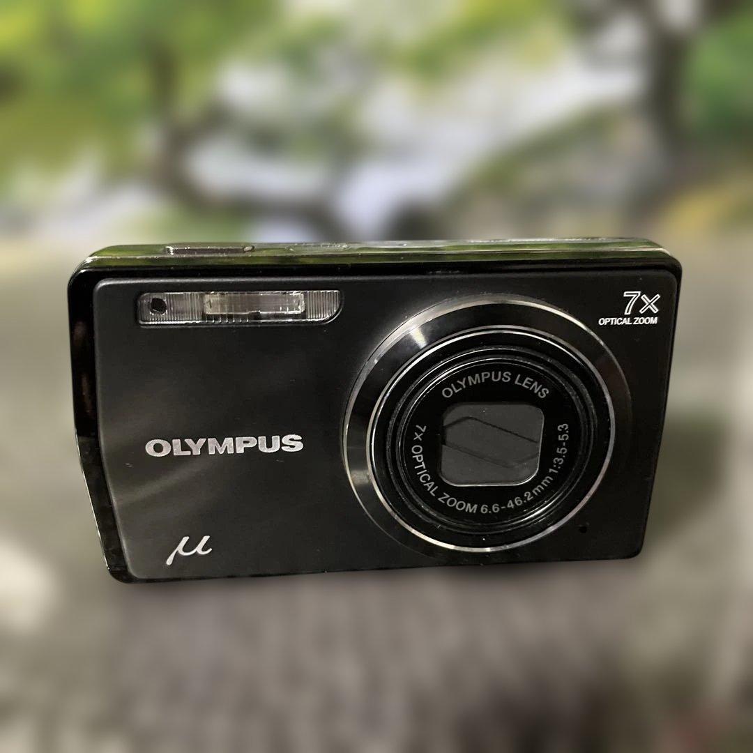 希少☆未使用品★OLYMPUSコンパクトデジタルカメラミュー7000 ブラック