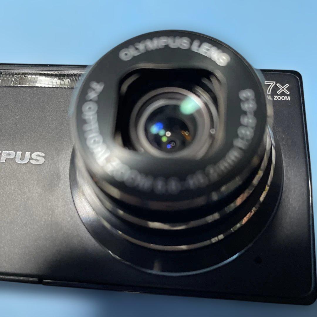 希少☆未使用品★OLYMPUSコンパクトデジタルカメラミュー7000 ブラック